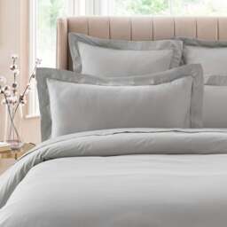 Dorma Smooth & Soft 300 Thread Count 100% Cotton Sateen Kingsize Oxford Pillowcase - thumbnail 1