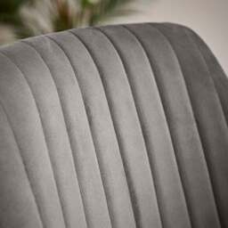 Shea Set of 2 Dining Chairs, Velvet - thumbnail 2