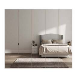 Wiemann Kahla 5 Door Mirrored Wardrobe - thumbnail 2