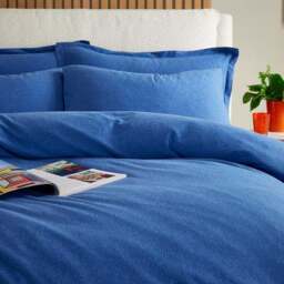 Elements 100% Cotton Jersey Plain Duvet Cover & Pillowcase Set​ - thumbnail 2