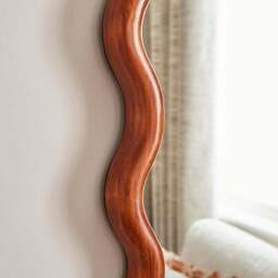 Cleo Wiggle Rectangle Full Length Wall Mirror - thumbnail 2