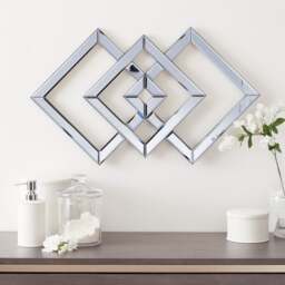 Diamond Luxe Smoked Wall Art - thumbnail 1
