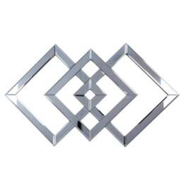 Diamond Luxe Smoked Wall Art - thumbnail 3