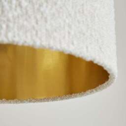 Hazelle Boucle Wooden Floor Lamp - thumbnail 3