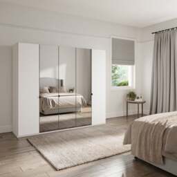 Wiemann Kahla 5 Door Mirrored Wardrobe - thumbnail 1