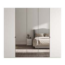 Wiemann Kahla 5 Door Mirrored Wardrobe - thumbnail 2