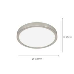 EGLO Fueva Modern LED Flush Ceiling Light - thumbnail 3