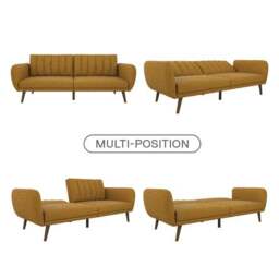 Brittany Linen Double Sofa Bed - thumbnail 3