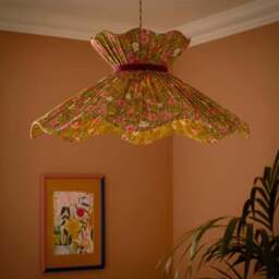 Sophie Robinson Wiggle Petal Meadow Zest Easy Fit Pleated Lamp Shade - thumbnail 2