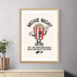 East End Prints Movie Night Popcorn by Mother & Sun Studio - thumbnail 1