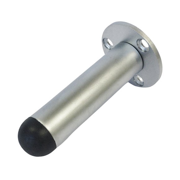Projection Flanged Satin Nickel Doorstop