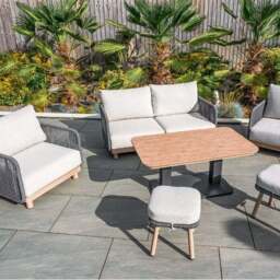 Norfolk Leisure Buxton Rope Weave Lounge Set - thumbnail 2