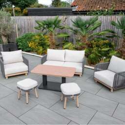 Norfolk Leisure Buxton Rope Weave Lounge Set