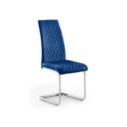 Calabria Set of 4 Dining Chairs, Velvet - thumbnail 2