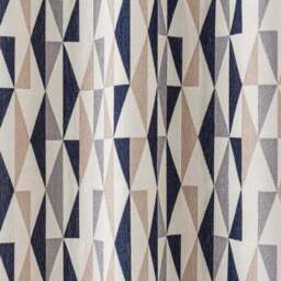 Elements Triangles Thermal Eyelet Door Curtain - thumbnail 3