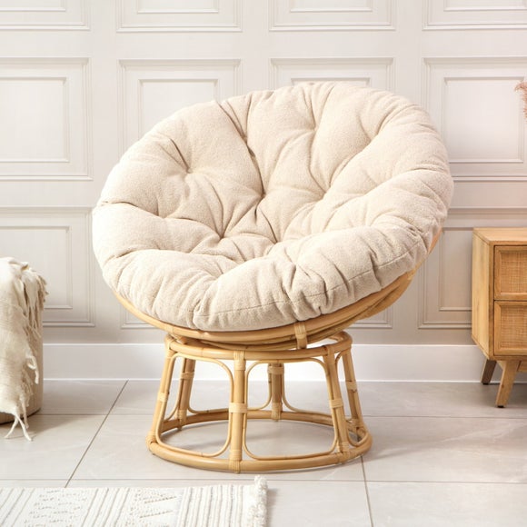 Desser Natural Papasan Rattan Chair - image 1