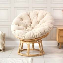 Desser Natural Papasan Rattan Chair - thumbnail 1