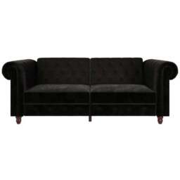 Felix Velvet Chesterfield Double Sofa Bed - thumbnail 5
