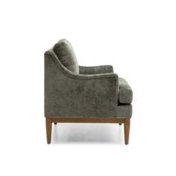 Zella Olive Chenille Occasional Chair - thumbnail 4