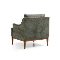 Zella Olive Chenille Occasional Chair - thumbnail 5