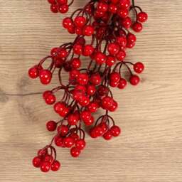 152cm Artificial Red Berry Garland - thumbnail 3