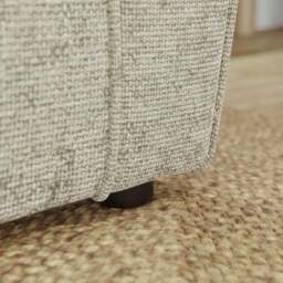 Blake Curved Arm Chunky Chenille 3 Seater Sofa - thumbnail 3