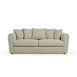 Blake Curved Arm Chunky Chenille 3 Seater Sofa - thumbnail 5