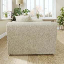 Blake Curved Arm Chunky Chenille 3 Seater Sofa - thumbnail 2
