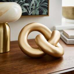 Gold Knot Ornament - thumbnail 1