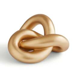 Gold Knot Ornament - thumbnail 3