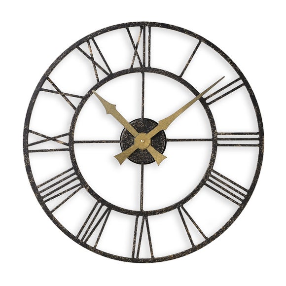 Vintage Skeleton Indoor Outdoor Wall Clock - image 1