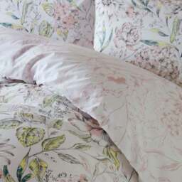 Holly Willoughby Floral Sketch 100% Cotton Duvet Cover and Pillowcase Set - thumbnail 3