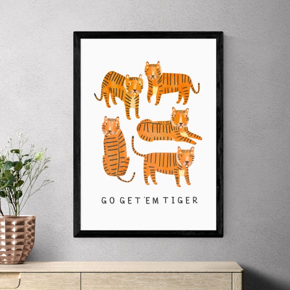 East End Prints Go Tiger Print by Darcie Olley - image 1