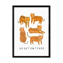 East End Prints Go Tiger Print by Darcie Olley - thumbnail 2
