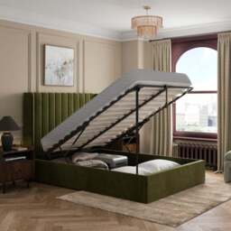 Alara Velvet Ottoman Bed - thumbnail 2
