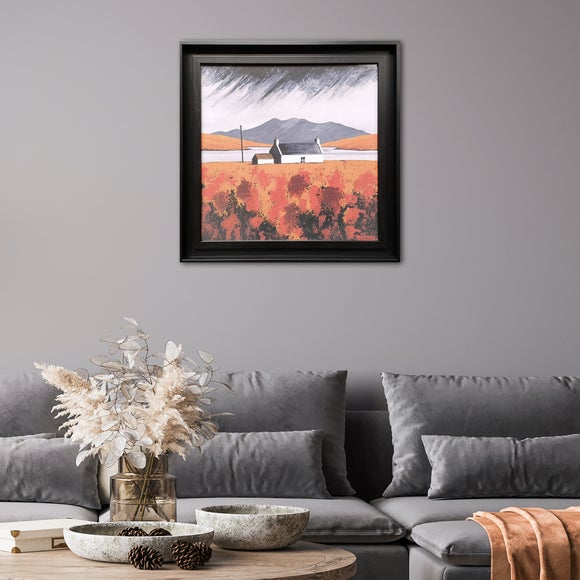 Loch Erisort Autumn by Anthony Barber Framed Canvas - image 1
