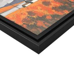 Loch Erisort Autumn by Anthony Barber Framed Canvas - thumbnail 2