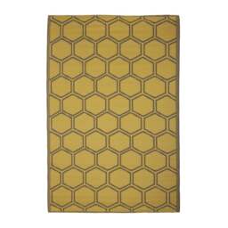 Fallen Fruits Honeycomb Outdoor Rug - thumbnail 1