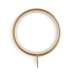 Pack of 6 Flat Lined Curtain Rings - thumbnail 2