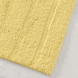 Luxury Cotton Textured Stripe Bath Mat - thumbnail 2