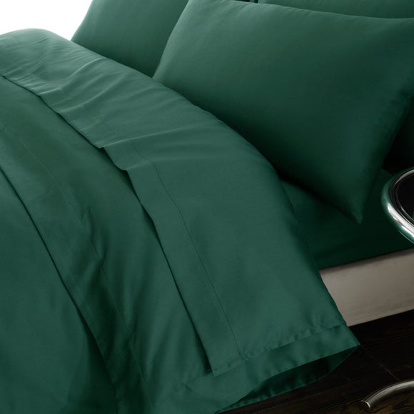 Hotel 230 Thread Count 100% Cotton Sateen Flat Sheet - image 1