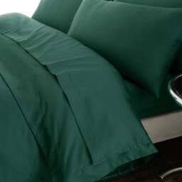 Hotel 230 Thread Count 100% Cotton Sateen Flat Sheet - thumbnail 1