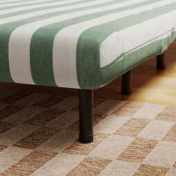 Phoebe Woven Stripe Small Double 2 Seater Sofa Bed - thumbnail 4