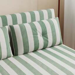 Phoebe Woven Stripe Small Double 2 Seater Sofa Bed - thumbnail 5