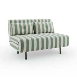 Phoebe Woven Stripe Small Double 2 Seater Sofa Bed - thumbnail 6