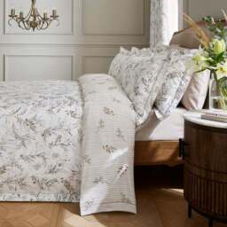 Dorma Hemmingford 100% Cotton Sateen Duvet Cover & Pillowcase Set - thumbnail 2