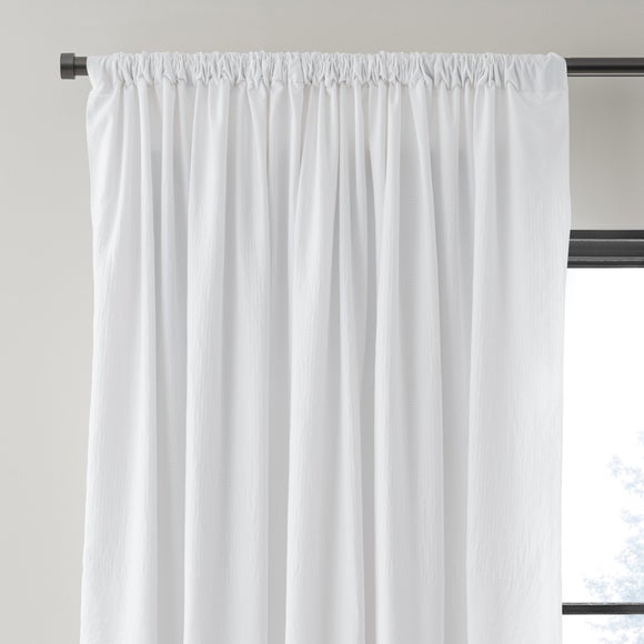 Newston Waffle 100% Cotton Slot Top Curtains - image 1