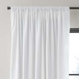 Newston Waffle 100% Cotton Slot Top Curtains - thumbnail 1