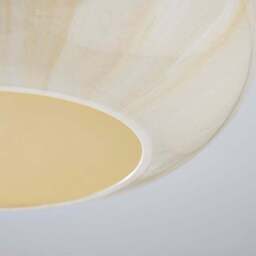 Lacey Alabaster Semi Flush Ceiling Light - thumbnail 3