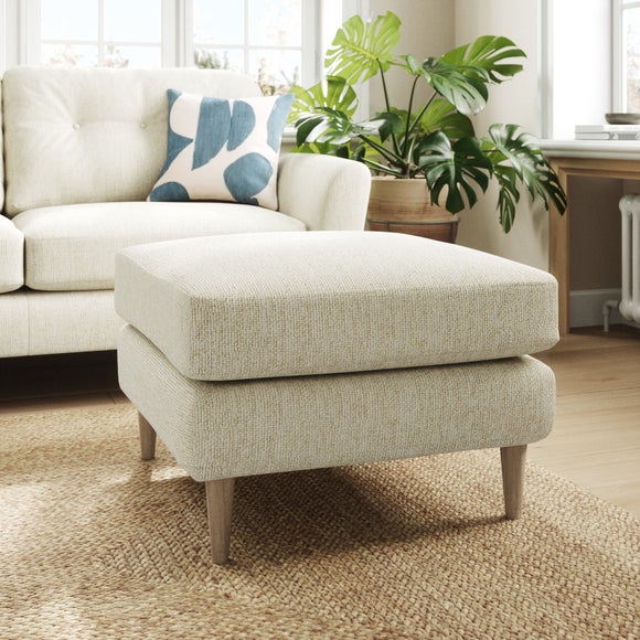 Sven Chunky Chenille Footstool - image 1